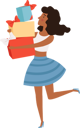 پیش‌نمایش فایل african-woman-holding-gift-box-6744077 از پک خرید