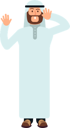 پیش‌نمایش فایل arab-man-waving-hand-7969599 از پک مرد عرب