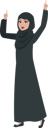پیش‌نمایش فایل arab-businesswoman-dancing-7969391 از پک زن تاجر عرب