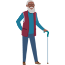 پیش‌نمایش فایل aged-man-holding-stick-7962453 از پک افراد در سنین مختلف