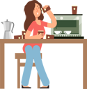 پیش‌نمایش فایل woman-addicted-to-caffeine-7989200 از پک عادت‌ها بد