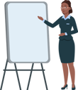 پیش‌نمایش فایل african-businesswoman-giving-presentation-7991544 از پک زن کسب‌وکار