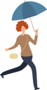 پیش‌نمایش فایل female-walking-with-umbrella-8052650 از پک افراد با چتر در روز بارانی