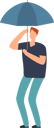 پیش‌نمایش فایل man-standing-with-umbrella-8052648 از پک افراد با چتر در روز بارانی