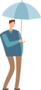 پیش‌نمایش فایل man-standing-with-umbrella-8052649 از پک افراد با چتر در روز بارانی