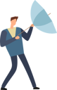 پیش‌نمایش فایل man-umbrella-blown-away-by-storm-8052646 از پک افراد با چتر در روز بارانی
