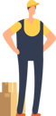پیش‌نمایش فایل delivery-boy-8084748 از پک افراد حرفه‌ای با لباس فرم