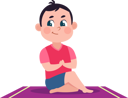 پیش‌نمایش فایل boy-in-yoga-poses-8088774 از پک کودکان در حالت‌های یوگا