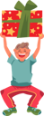 پیش‌نمایش فایل boy-holding-christmas-gift-8088793 از پک مهمانی کریسمس