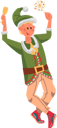پیش‌نمایش فایل boy-wearing-elf-costume-in-christmas-party-8088792 از پک مهمانی کریسمس