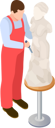 پیش‌نمایش فایل craftsman-making-statue-8151721 از پک صنعتگر