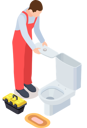پیش‌نمایش فایل plumber-working-on-toilet-8151717 از پک صنعتگر