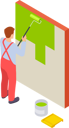 پیش‌نمایش فایل worker-doing-color-on-wall-8151725 از پک صنعتگر