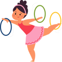 پیش‌نمایش فایل girl-rolling-hula-hoop-8155693 از پک کاراکترهای فعالیت بدنی
