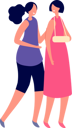 پیش‌نمایش فایل hand-fracture-lady-with-friend-8155701 از پک افراد دارای معلولیت و دوستان