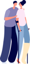 پیش‌نمایش فایل man-helping-handicap-woman-8155703 از پک افراد دارای معلولیت و دوستان