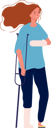 پیش‌نمایش فایل disabled-woman-stand-on-crutches-8155726 از پک کاراکتر دارای معلولیت