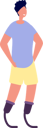 پیش‌نمایش فایل man-with-prosthetic-leg-8155709 از پک افراد دارای معلولیت
