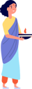 پیش‌نمایش فایل girl-holding-diya-8185131 از پک دیوالی (جشنواره نور)