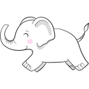 پیش‌نمایش فایل cute-elephant-playing-11757349 از پک فیل بامزه