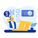 پیش‌نمایش فایل female-customer-care-agent-8297930 از پک امور مالی و بانکی
