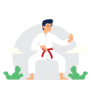 پیش‌نمایش فایل boy-doing-karate-9370261 از پک ورزش ها