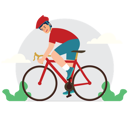 پیش‌نمایش فایل boy-going-for-cycling-9370258 از پک ورزش ها