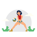 پیش‌نمایش فایل girl-playing-volley-ball-9370268 از پک ورزش ها