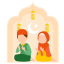 پیش‌نمایش فایل muslim-kids-doing-islamic-prayer-9370807 از پک رمضان