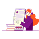 پیش‌نمایش فایل girl-listening-to-ebook-9422007 از پک Eduify – آموزش