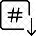 پیش‌نمایش فایل hashtag-down-4661250 از پک سئو