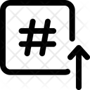 پیش‌نمایش فایل hashtag-up-4664502 از پک سئو