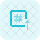 پیش‌نمایش فایل hashtag-up-4664943 از پک سئو