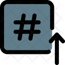 پیش‌نمایش فایل hashtag-up-4664832 از پک سئو