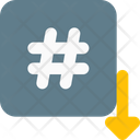 پیش‌نمایش فایل hashtag-down-4664721 از پک سئو