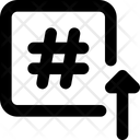 پیش‌نمایش فایل hashtag-up-4664612 از پک سئو