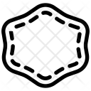 پیش‌نمایش فایل hexagonal-frame-2 از پک قاب‌ها