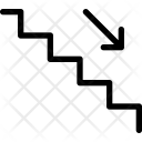 پیش‌نمایش فایل down-stairs-3 از پک Pictograms 
