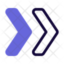 پیش‌نمایش فایل chevron-double-3015716 از پک UI پایه