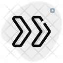 پیش‌نمایش فایل chevron-double-3015530 از پک UI پایه