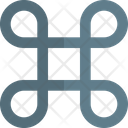 پیش‌نمایش فایل command-symbol-3015432 از پک UI پایه