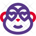 پیش‌نمایش فایل monkey-heart-eyes-3116534 از پک حیوانات جلد ۳