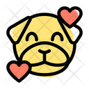 پیش‌نمایش فایل pug-smiling-with-hearts-3140821 از پک حیوان – جلد ۴