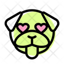 پیش‌نمایش فایل pug-tongue-heart-eyes-3140816 از پک حیوان – جلد ۴