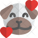 پیش‌نمایش فایل pug-smiling-with-hearts-3143687 از پک حیوان – جلد ۴