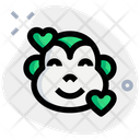 پیش‌نمایش فایل monkey-smiling-with-hearts-3147860 از پک حیوانات جلد ۳