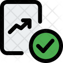 پیش‌نمایش فایل line-chart-check-3295303 از پک عملکرد کسب‌وکار – جلد ۱