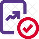 پیش‌نمایش فایل line-chart-check-3295727 از پک عملکرد کسب‌وکار – جلد ۱