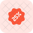پیش‌نمایش فایل 25-percent-sticker-3360855 از پک نشان‌ها / مدال‌ها