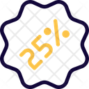 پیش‌نمایش فایل 25-percent-sticker-3361631 از پک نشان‌ها / مدال‌ها